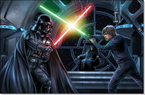 Darth Vader x Luke Skywalker