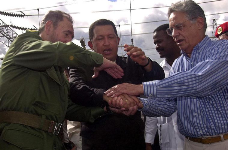 Fidel Castro, Hugo Chávez, Fernando Henrique Cardoso