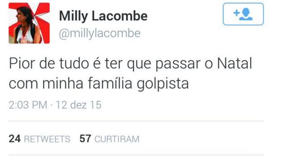 tweet milly lacombe
