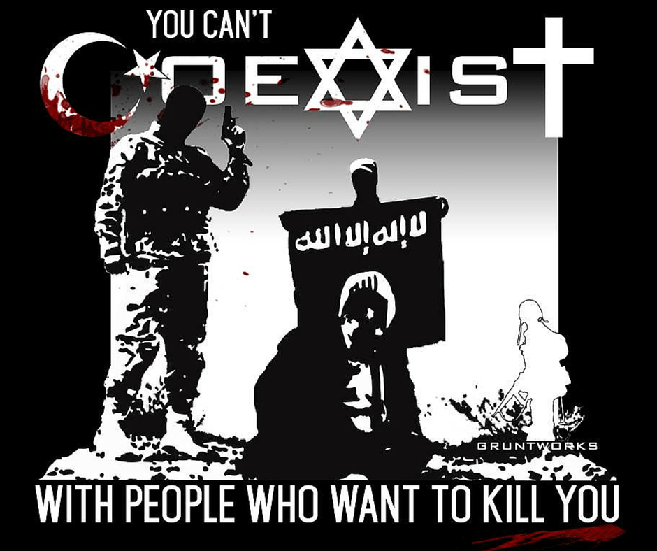 You can't coexist with people who want to kill you.