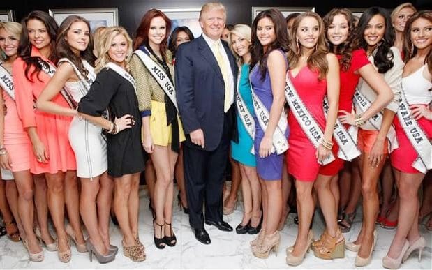 Donald Trump com mulheres