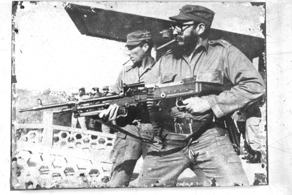 Fidel Castro - metralhadora