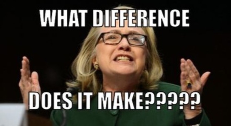 Hillary Clinton sobre Benghazi: "What difference does it make?" (Que diferença faz?)