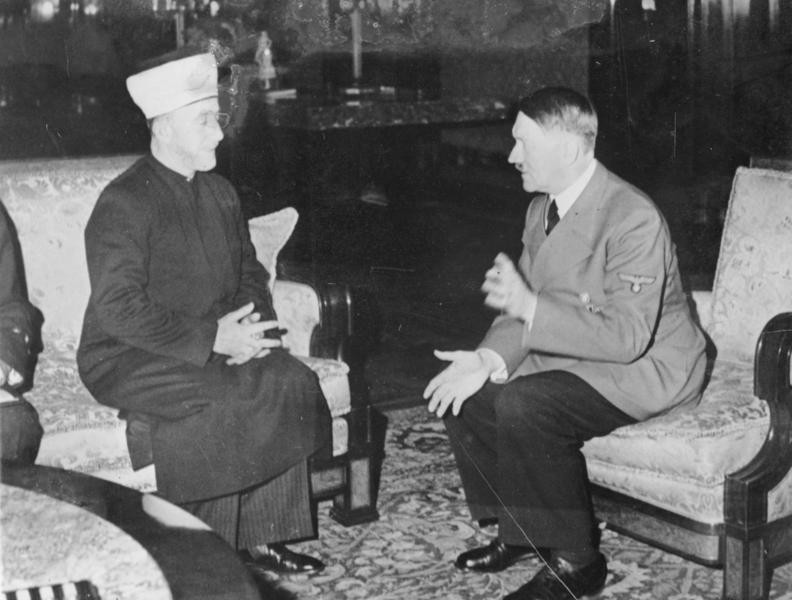 Amin al Husseini e Adolf Hitler.