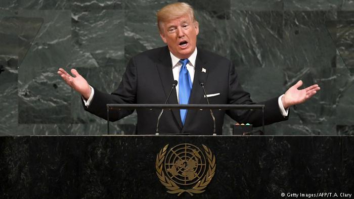 Donald Trump discursa na ONU