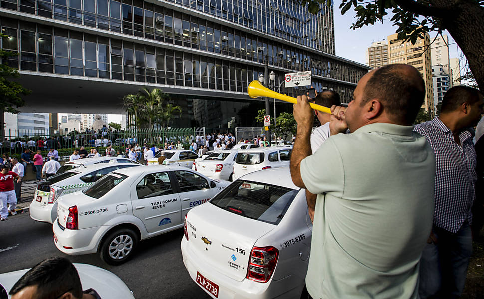 Uber x Taxi em São Paulo