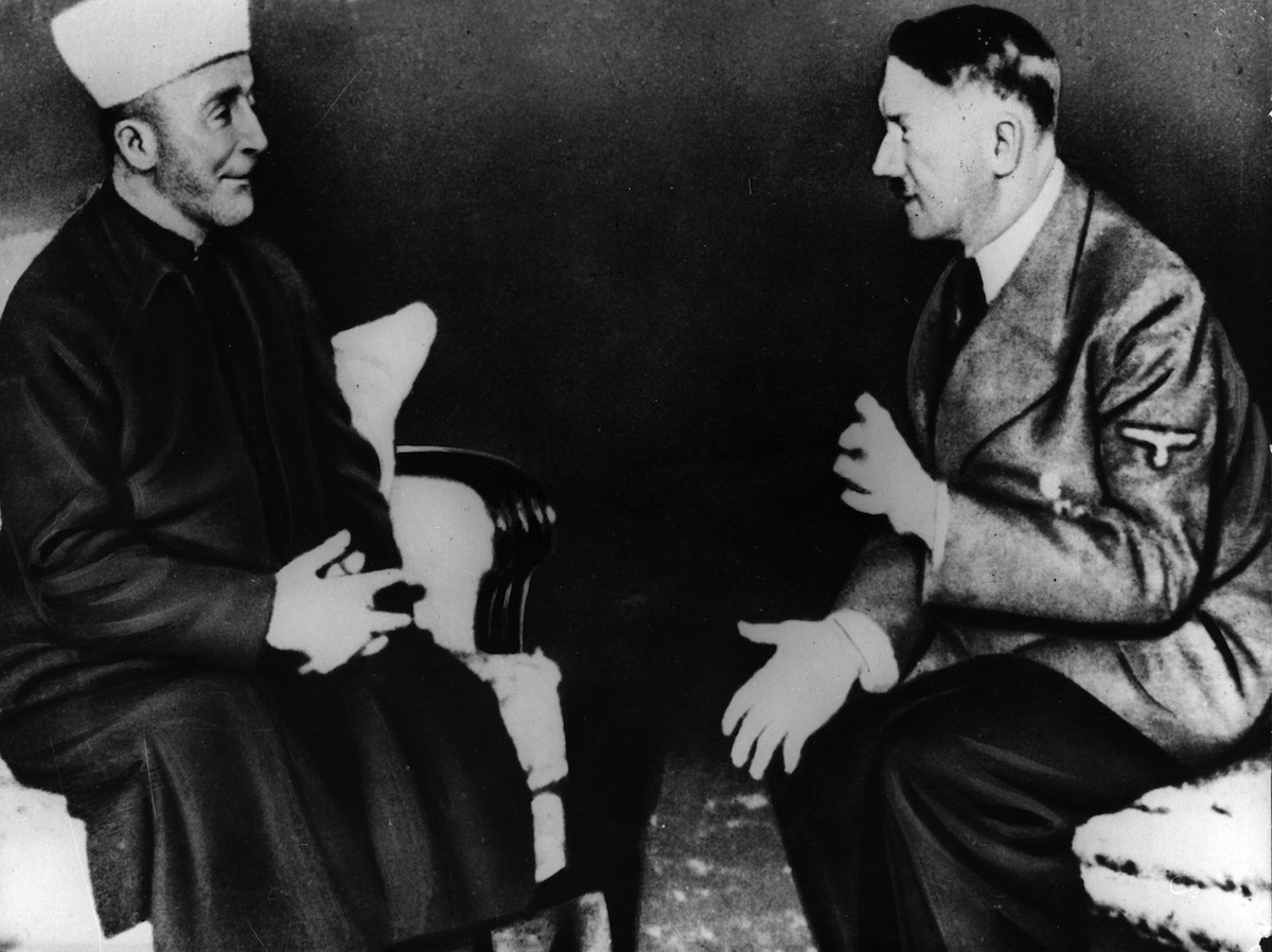 Adolf Hitler talking to Grand Mufti Haj Amin el Husseini
