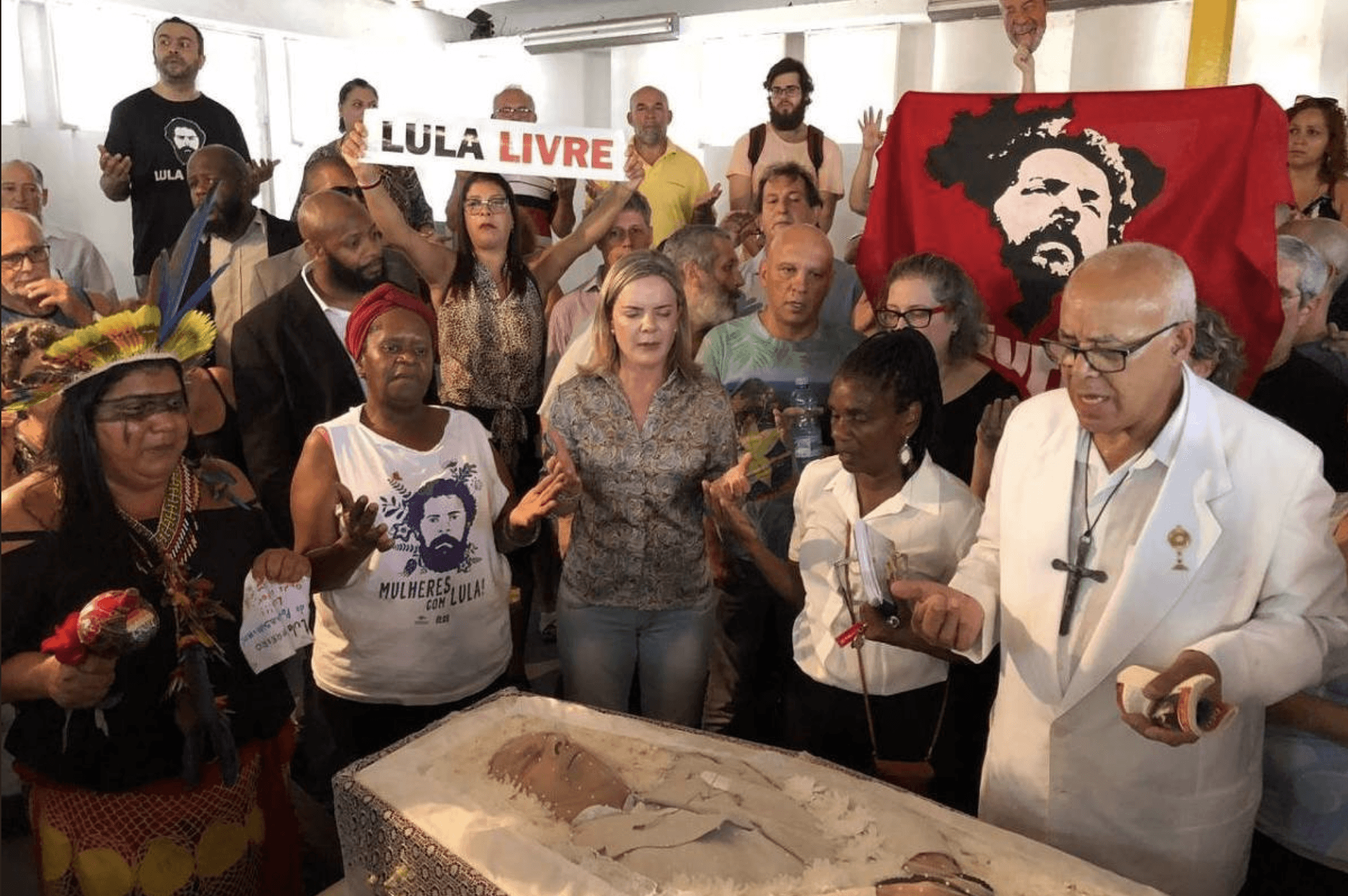 Necromício: velório do irmão de Lula, Vavá