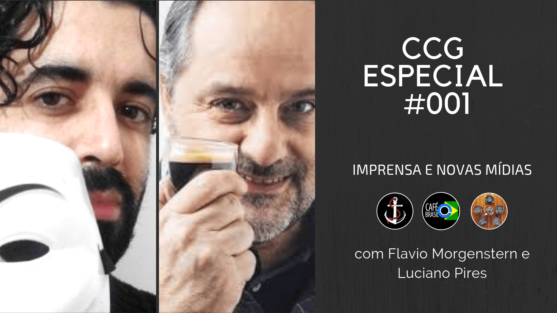 Flavio Morgenstern Luciano Pires Cha com a gente guten morgen Café Brasil podcast