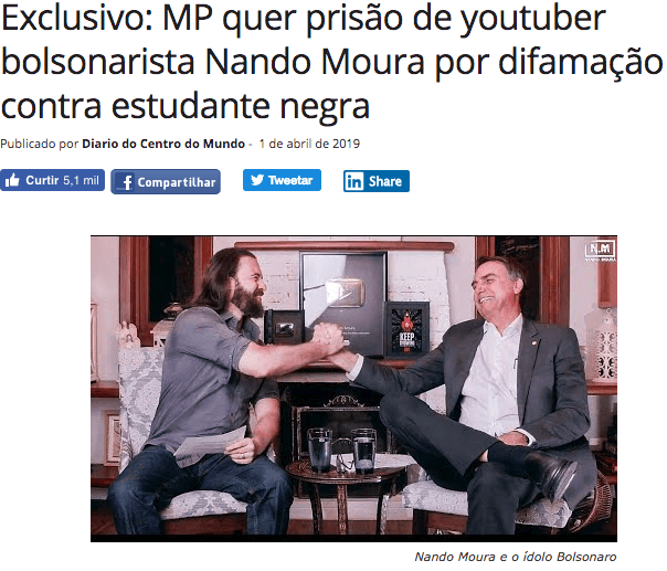 Nando Moura - MP - Fake News