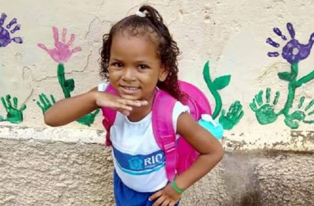 Ketellen Umbelino de Oliveira Gomes, 5 anos, baleada, Rio de Janeiro