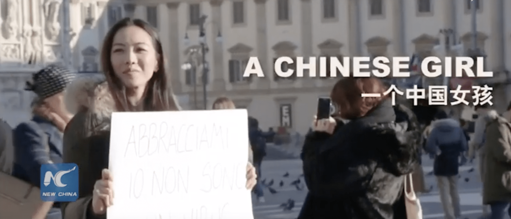 Milão: Campanha "Abrace um chinês"