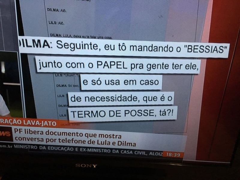 Dilma e o Bessias