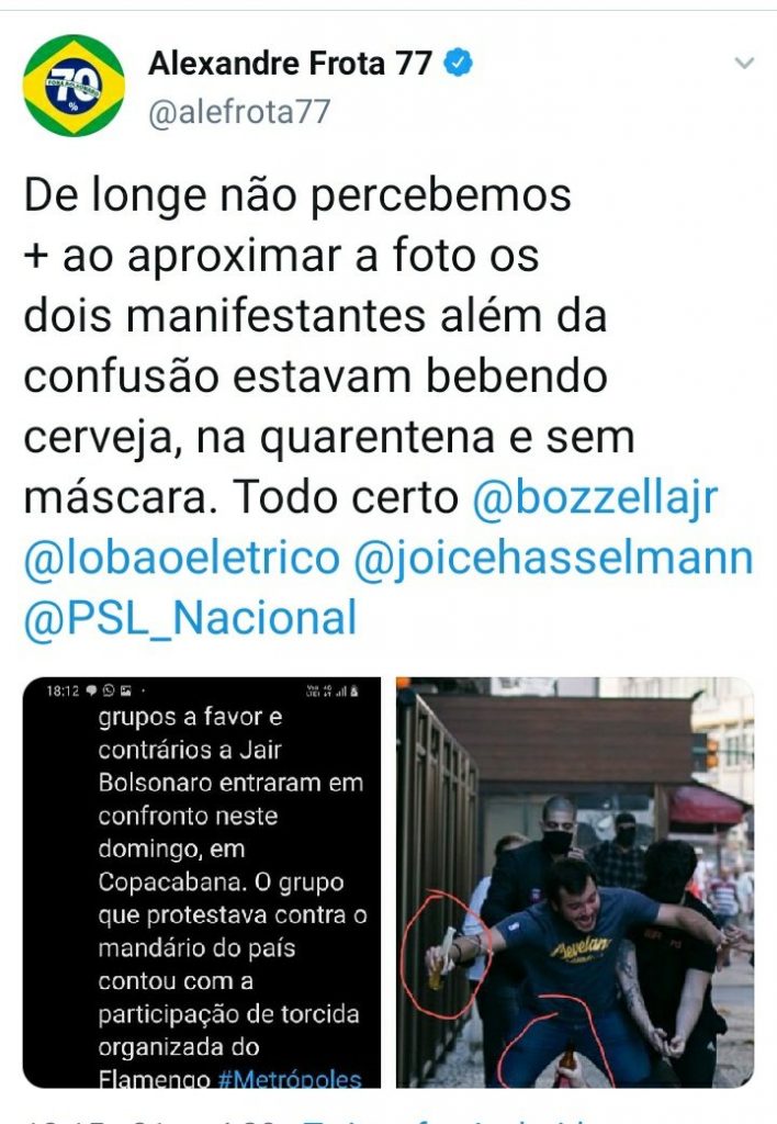 Alexandre Frota ri de espancamento