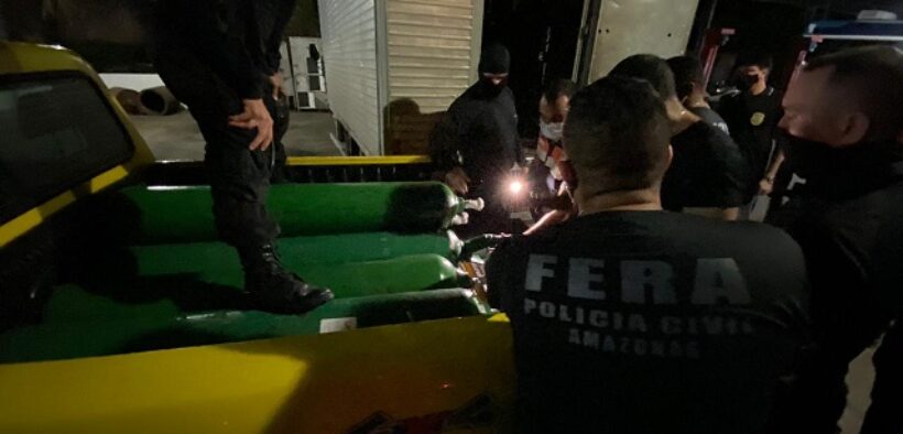 Preso em Manaus acusado de esconder 33 cilindros de oxigênio
