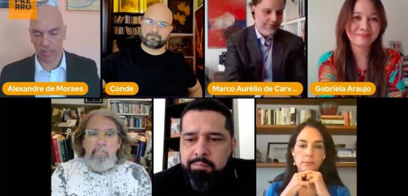 Alexandre de Moraes faz live com inimigos de Bolsonaro o chamando de genocida