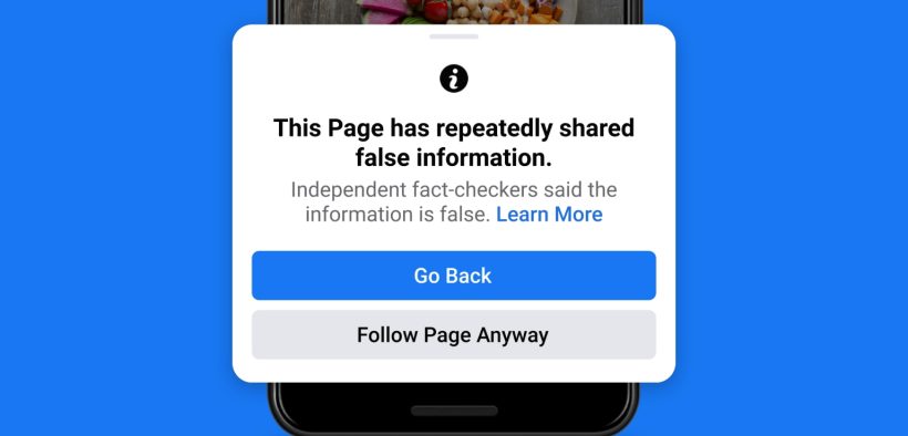 Facebook confessa que rótulos de “fact-checking” são meras opiniões